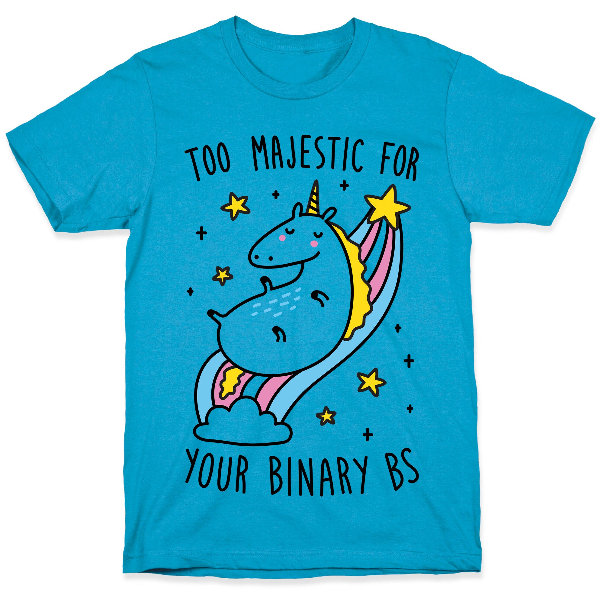 Too Majestic For Your Binary BS Unisex Triblend Tee